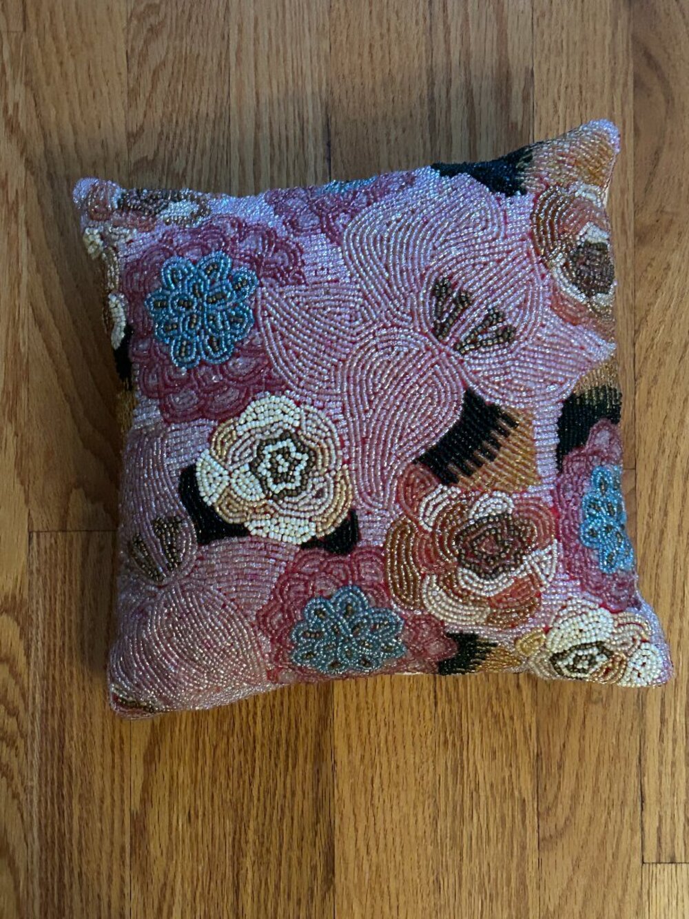 Pier 1 Beaded Accent Pillow